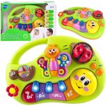 Huile Toys pianko pro nejmenší se světlem a zvukem Housenka – Zboží Mobilmania