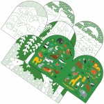 Petit Collage Omalovánka se samolepkami divoká zvířata – Hledejceny.cz