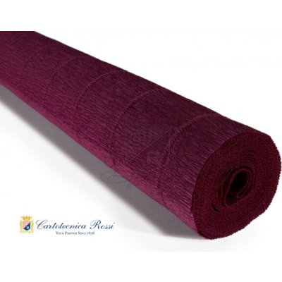 Italský krepový papír Cartotecnica Rossi 140g (50 x 250cm) - bordó 988 – Sleviste.cz