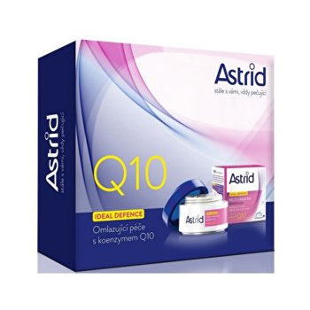 Astrid Ideal Defence Q10 proti vráskám denní krém 50 ml + noční krém 50 ml dárková sada