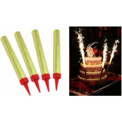 Dortové prskavky - 4ks – Zboží Dáma