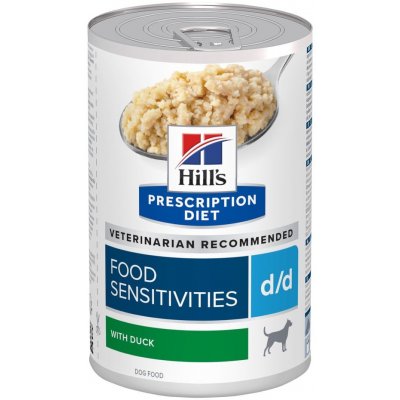 Hill’s Prescription Diet D/D Food Sensitivities Duck & Rice 12 x 370 g – Zboží Mobilmania