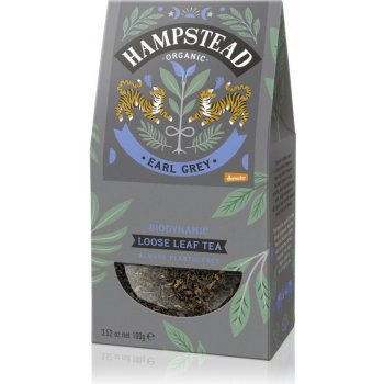 Hampstead Tea London BIO černý sypaný čaj s bergamotem Earl Grey 100 g