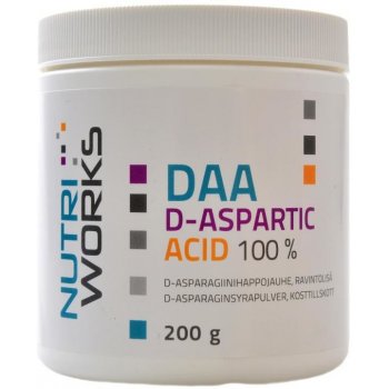 NutriWorks DAA D-Aspartic Acid 200 g