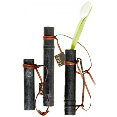 OOhh vázy Flower Tubes Black 3 ks – Hledejceny.cz