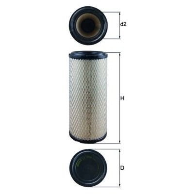 Vzduchový filtr MAHLE LX 2959 – Hledejceny.cz