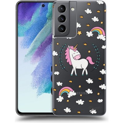 Pouzdro Picasee silikonové Samsung Galaxy S21 FE 5G - Unicorn star heaven čiré