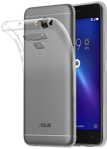 Pouzdro Asus silikonové ZC553KL ZenFone 3 MAX čiré