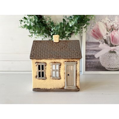 Keramický svícen domeček – Zboží Dáma