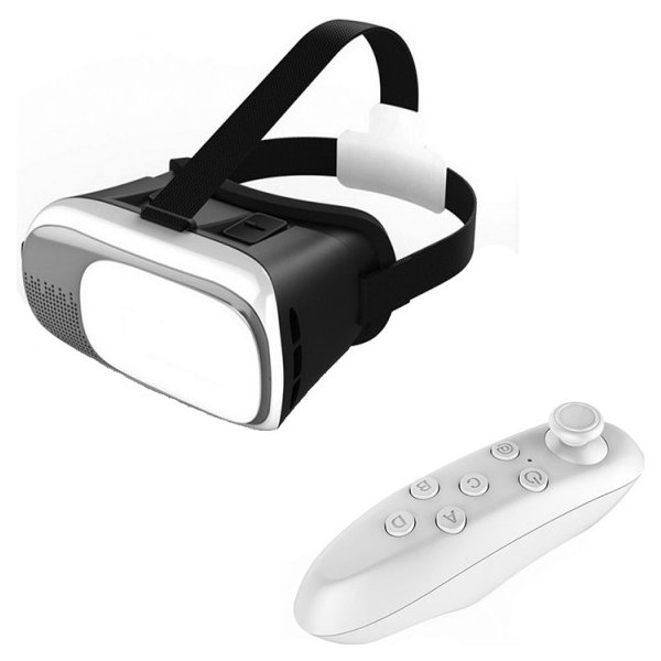 Brýle pro virtuální realitu SES 2v1 3D Brýle pro virtuální realitu VR BOX2 s ovladačem bílé 2733