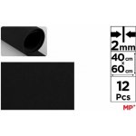 Pěnové listy EVA FOAM 40 x 60 cm 2 mm 1 ks černé – Sleviste.cz