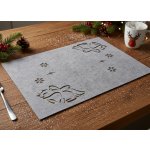 Mybesthome Prostírání Natale III. šedá 30x40cm – Zboží Dáma