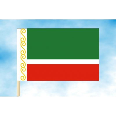 LIBEA, s.r.o. Čečensko vlajka Rozměr: 100×150 cm, Uchycení: Návlek na žerď – Hledejceny.cz