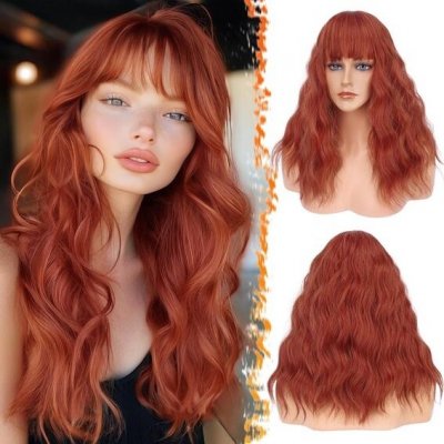 Barsdar Středně dlouhá kaštanová paruka s ofinou – Sleviste.cz