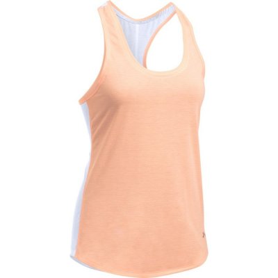Under Armour Threadborne Run Mesh Tank True Gray Heather Peach Orange Reflective – Sleviste.cz