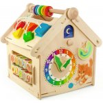 Vemkel Dřevěná hračka Bizybord Domeček – Zboží Dáma