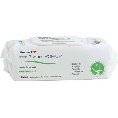 Zeta 3 Wipes Pop-Up Dezinfekční ubrousky na plochy 100 ks – Zboží Mobilmania