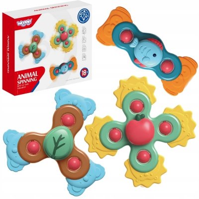 WOOPIE Spiner Vzdělávací senzorická hračka 3v1 – Zboží Dáma