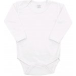 Kojenecké body s dlouhým rukávem Bobas Fashion bílé Bobas Fashion Bílá – Zboží Dáma