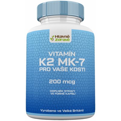 Hlavnězdravě Vitamín K2 MK-7 100 tablet 200 mcg