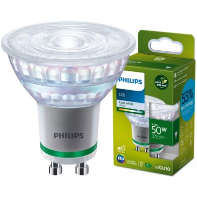 Philips Halogenová LED žárovka GU10 PAR16 2.1W = 50W 375 lm 4000K denní bila Ultra Efficient – Zboží Živě