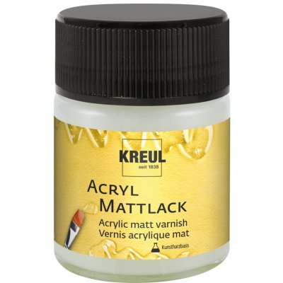 Kreul Akrylový lak transparentní na syntetické bázi 50 ml matný – Zboží Dáma