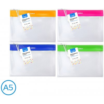 LUMA Obal spisový se zipem síťovaný A5 Žlutá – Zbozi.Blesk.cz