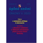 Aktualizace V/3 / 2022 - Zákon o svobodném přístupu k informacím – Zbozi.Blesk.cz