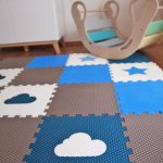 Vylen Minideckfloor podlaha 20 dílů hvězda a mrak – Zboží Dáma