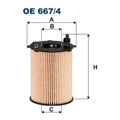 Olejový filtr FILTRON OE 667/4 | Zboží Auto