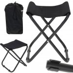 KIK KX4980 Skládací kempingová/rybářská židle černá – Zboží Dáma