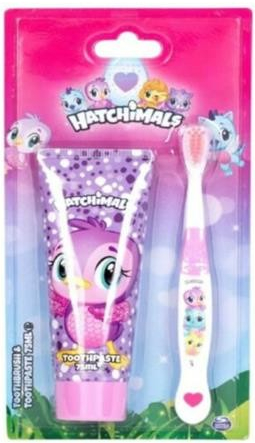 Hatchimals zubní kartáček + pasta 2+ 75 ml dárková sada