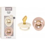 Bibs Colour anatomické dudlíky přírodní kaučuk 2ks Ivory / Blush – Zbozi.Blesk.cz