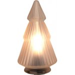 HIT Skleněná dekorativní LED lampička 19,5cm stromek – Hledejceny.cz