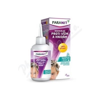 ALT-Paranit Radikální šampon+hřeben 100 ml