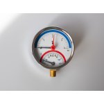Steno Termomanometr 0-4bar, 0-120°C,1/2" spodní vývod 1453 – Hledejceny.cz