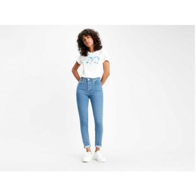 Levis jeans 721 High Rise Skinny modré — Heureka.cz