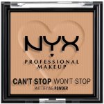 NYX Professional Makeup Can't Stop Won't Stop Mattifying Powder matující pudr 06 Tan 6 g – Zboží Dáma
