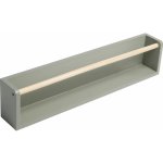 LA FACTORY Dětská police na knihy THE KING OF THE JUNGLE, 55x8x12 cm, zelená – Zboží Dáma