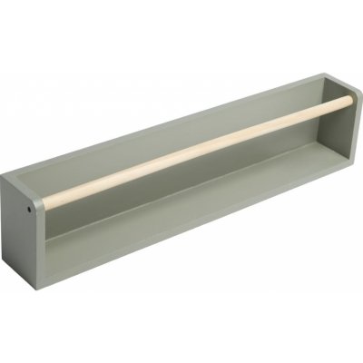 LA FACTORY Dětská police na knihy THE KING OF THE JUNGLE, 55x8x12 cm, zelená – Zboží Dáma