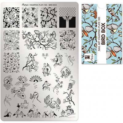Moyra Stamping Deska na razítka č.100 Bird Box – Zboží Dáma