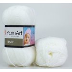 Yarn Art příze Baby 501 bílá – Zboží Mobilmania