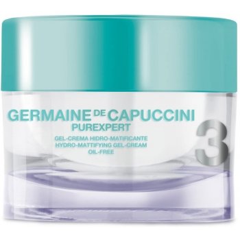 Germaine De Capuccini PureXPERT Oil-Free Hydro-Mattifying Gel-Cream nemastný zmatňující gelový krém pro mastnou pleť 50 ml