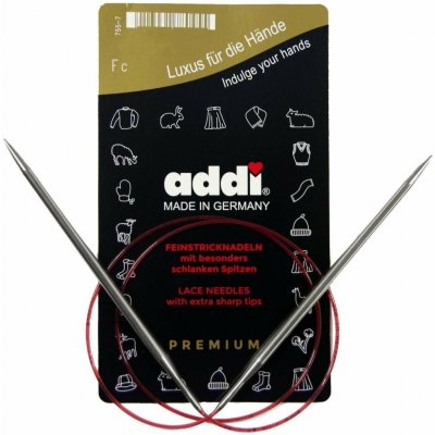 Addi Kruhové jehlice Premium 80 cm / 3,5 mm 1ks – Hledejceny.cz