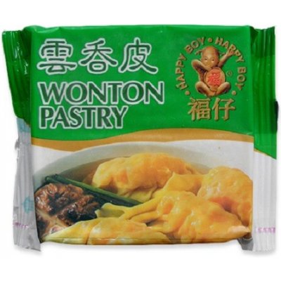 Happy Boy Wonton těsto na polévkové knedlíčky a siomai 200 g – Sleviste.cz
