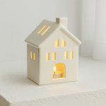 ROSA Keramický svícen bílý domek Six S – Hledejceny.cz