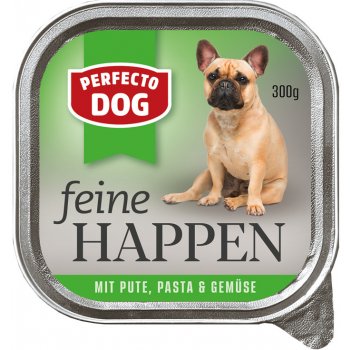 Perfecto Dog Fine Happen krůtí těstoviny a zelenina 300 g