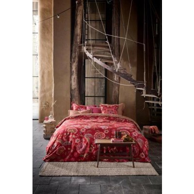 Pip Studio povlečení z broušeného kepru Matata červené 140x200 70x90 – Zboží Dáma