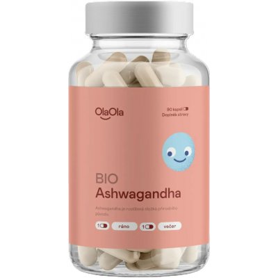 OlaOla BIO Ashwagandha podporující zdravý životní styl 90 kapslí – Hledejceny.cz