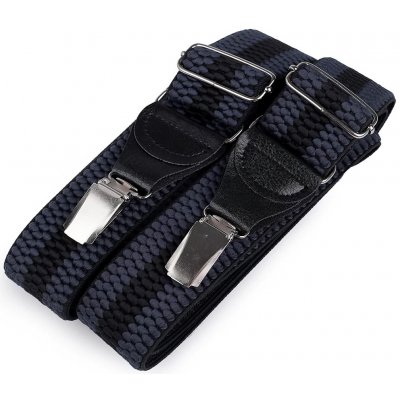 Stoklasa s texturou hipster styl PRUHY TMAVĚ modrá delta 650366/02 modrá – Sleviste.cz